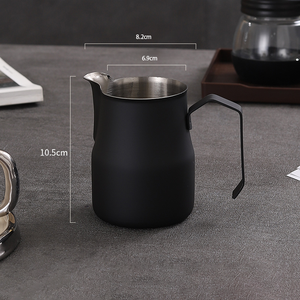 Pichet à mousse de lait en acier inoxydable écologique, outils de <span class=keywords><strong>barista</strong></span> pour le café, outils de café, pichet à lait pour faire mousser le lait - Product Image 2