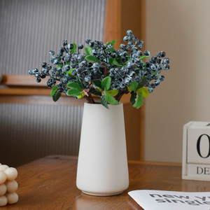 Mo Hua Ge Bayas Artificiales Pequeñas, Frutas Decorativas para el Hogar, Moldeadas por Inyección de Plástico Blando, Accesorios para Bodas - Product Image 4