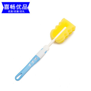Cepillo de limpieza para biberones Aixin con cabezal reemplazable para biberones y tazas, colores mixtos, material plástico. - Product Image 5