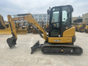 รถขุดตีนตะขาบขนาดเล็ก XE35U แบบ Zero-Tail-Swing ใหม่เอี่ยม, รถขุด 3.8 ตัน, เครื่องยนต์ Yanmar 3TNV88F, บุ้งกี๋ขนาด 0.12 คิว สำหรับงานเทศบาลและจัดสวน - Product Image 3