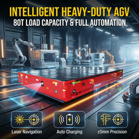 Plateforme AGV à batterie au lithium du fabricant Mairuit, véhicules de transport avec navigation laser SLAM, capacité de 15-25 tonnes, longueur de la fourche