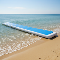 YOLLOY Ponton flottant gonflable en PVC personnalisé pour usage commercial, capacité maximale 100-500 kg, compatible avec les jet-skis