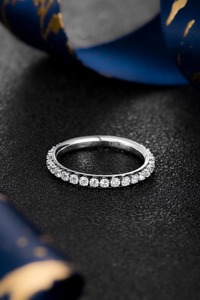 Classic 925 Sterling <b>Silver</b> 0.68ct <b>Emerald</b> Cut Lab Grown Diamond <b>Ring</b> | IGI Certified <b>Emerald</b> Cut HPHT Lab Diamond Wedding Band - Product Image 4