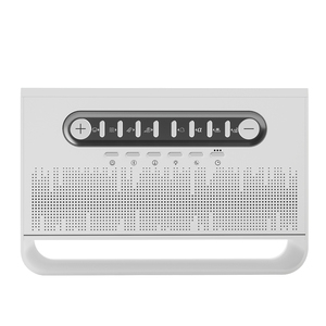 2025 Mini máquina de ruido blanco Retro portátil de plástico para bebés, ayuda para dormir, altavoz de música, temporizador de alarma, alimentado por energía eléctrica, garantía de 1 año - Product Image 1