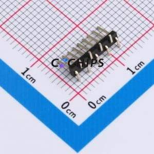 HX PZ1.27-1x9P TP-YQ Pin Header SMD,P=1.27mm Connector 1x9P 1.27mm Pin Header Vertical Mount - Product Image 2