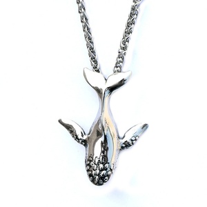 Personalized Classic Whale Fish Octopus Necklace <b>Titanium</b> Steel Pendant Stainless Steel Necklace Gift Promotion - Product Image 2