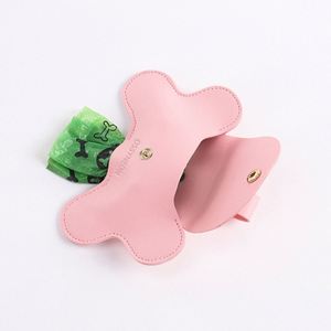 Distributeur de sacs à déjections canines personnalisé avec logo, porte-sacs à déjections canines en cuir PU, sac de ramassage de déjections pour animaux de compagnie - Product Image 2