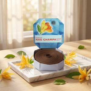 Incienso de Ciprés Aromático Premium con Aroma a Flor de Champaca Indonesiana, Espirales de Incienso de Larga Duración para Aromaterapia - Product Image 2