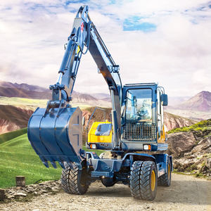 Hengwang envío gratis mini 6ton nueva máquina bager Excavadora hidráulica con cubos - Product Image 1