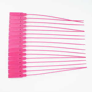 Chất lượng cao Polycarbonate rõ ràng nhựa niêm phong dải kéo chặt chẽ an ninh bằng chứng chuyển phát nhanh hậu cần khóa cho tiền mặt túi - Product Image 1