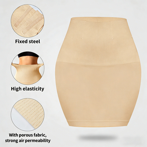 Pantalones Moldeadores para <span class=keywords><strong>Mujer</strong></span>, Tejido de Jersey, Fijación de Acero, Alta Elasticidad, Tejido Poroso, Moldea la Cintura y el Abdomen, Realza las Curvas, Ajustado, Mediano - Product Image 3