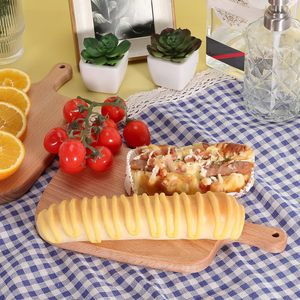 Grand bloc à découper réversible polyvalent en bois épais pour la coupe et les tâches culinaires - Product Image 6