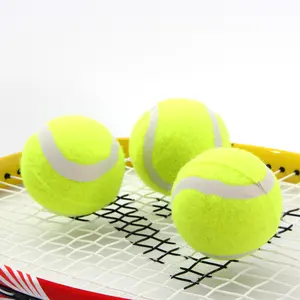 Groothandel Custom Logo Fabriek Professionele Competitie Indoor & Outdoor Sport Verkoop Duurzaamheid Duurzaam Wolmateriaal Tennisbal