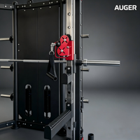 Machine Smith Commerciale Tout-en-un, Entraîneur Fonctionnel, Crossover de Câbles, Power Rack avec Double Blocs de Poids pour Salle de Sport à Domicile