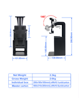 Support d'ordinateur portable à écran unique de haute qualité ZY-TS32 support d'imprimante de bureau en métal imprimante de reçu ipad réglable
