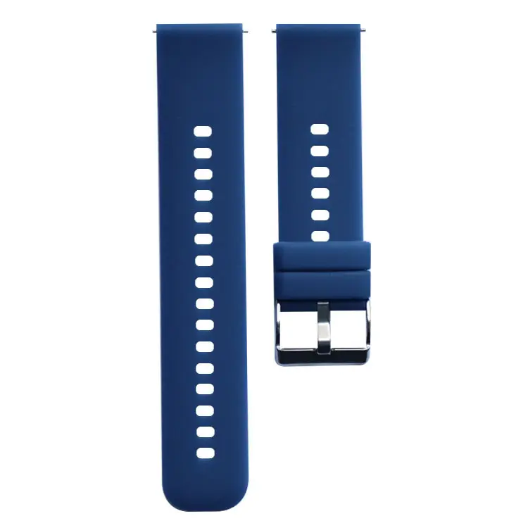 20mm 22mm Silicone Band With Buckle for Samsung Galaxy Watch 4 Active 2 42mm 46mm Huawei GT/2/2e/3/Pro Strap
