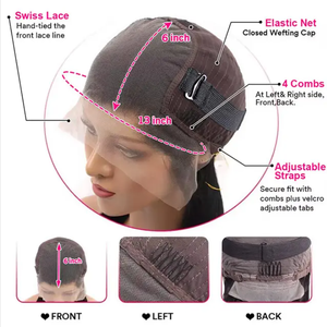 Perruque synthétique Body Wave en gros, ajustement confortable, facile à porter, texture douce et légère, noir naturel, dentelle transparente, tendance - Product Image 5