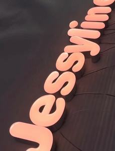 定制水晶果冻亚克力霓虹灯发光字母家居办公公司商店商场酒店公园DC电源墙壁装饰 - Product Image 5