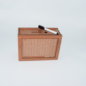 Juguetes de madera Caja de dinero para niños Banco de ahorro CFA para niños Hucha de madera creativa - Product Image 2