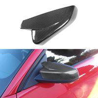 Accessoires extérieurs de voiture ES couverture de rétroviseur accessoires en Fiber de carbone pour Ford Mustang 2010-2014