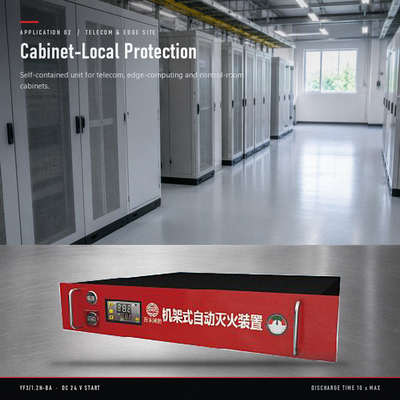 Neme Racking Rack Mounted Fire Suppression Unit for Battery Energy Storage Cabinets ...