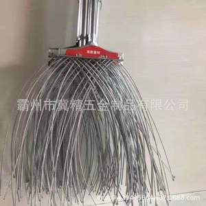 Rastrillo de acero inoxidable para extinción de incendios forestales, herramienta duradera para supresión de incendios con mango largo y púas metálicas - Product Image 3