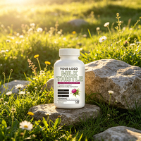Complément Herbal Antioxydant Puissant : Capsules de Chardon-Marie pour Améliorer l'Immunité, Silymarine, Racine de Pissenlit, 120 Capsules/Paquet