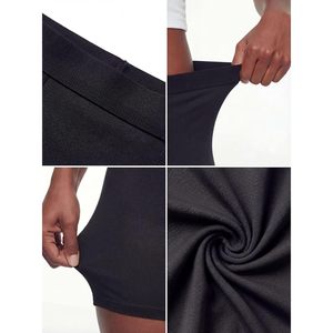 FOXA Lot de 6 boxers courts pour femme, taille mi-haute, respirants, noirs - Product Image 5