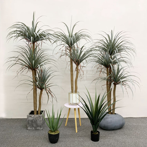 Árbol de yuca multipolar, <span class=keywords><strong>olivo</strong></span> Artificial decorativo grande, tronco de plástico, plantas verdes para sala de estar, plantas en maceta - Product Image 1