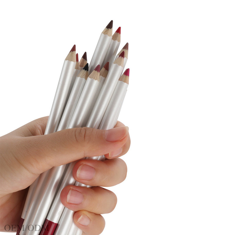 Водонепроницаемый пользовательские подводка для глаз упаковка коробка 21 цвет белый карандаш для губ метка частного назначения Карандаш подводка для глаз