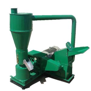 Pellet izer Hammer Mill Kombinierte Pellet herstellungs maschine zur Herstellung von Biomasse-Holzpellets Tierfutter-Pellet maschine