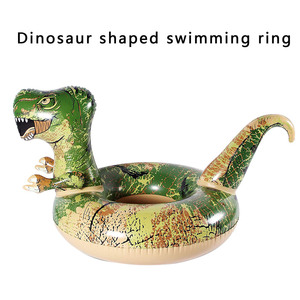 大人と子供のための恐竜プールフロートインフレータブルプールスイムリングチューブ夏のビーチおもちゃ - Product Image 6