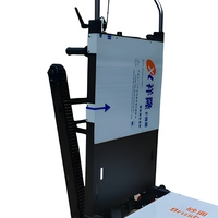 Chariot à main électrique portable pour monter les escaliers, chariot à marchandises, chariot à plateforme, cadre métallique, capacité de charge de 400 kg, pour le shopping