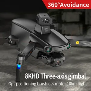 คุณภาพสูงS802 Drone 4K Professionalเลเซอร์สแกน 3 แกนGimbal Hdกล้องมอเตอร์ไร้แปรงGPS 5G Wifi Fpv Dron