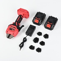 Pince à sertir électrique rechargeable GKGJ JR-50, qualité industrielle, construction en acier au carbone, poignée en plastique, garantie 1 an