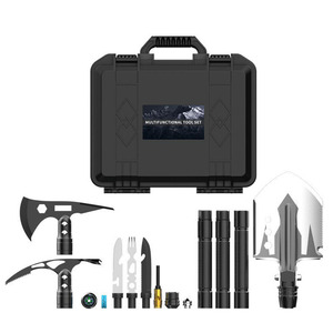 Tactical Survival Shovel Axe Set Multitool <b>Camping</b> & <b>Hiking</b> Gear & Equipment - Product Image 1