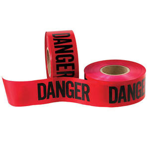 Rood/Wit Waarschuwingstape 70Mm X 50M Barrièreband Rode Witte Niet-Klevende Waarschuwingstape - Product Image 1