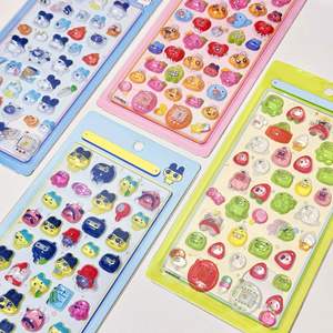 Pegatinas en relieve 3D de <span class=keywords><strong>Tamagotchi</strong></span> Adventure, versión japonesa de las antiguas pegatinas de personajes de dibujos animados - Product Image 3
