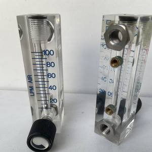6-T Gas <b>Flow</b> <b>Meter</b> External Dimensions 102*25*30 Connector Center Distance 76 Internal Thread G1/8 Mounting Fixing - Product Image 1
