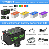 Batteries LiFePO4 48V 200Ah pour voiturettes de golf, vente en gros, 48 Volts, 50Ah, 100Ah, 105Ah, 150Ah, Lithium-Ion, Offre Spéciale