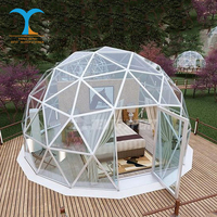 Tente igloo de jardin tentes de glamping avec salle de bain tentes à bulles pour mariage dôme couverture de piscine dôme maison préfabriquée