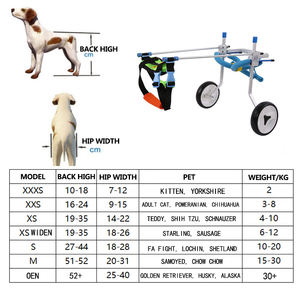 Chariot réglable pour chien masculin, fauteuil à 2 roues, mobile, pour animal de compagnie, équipement pour animaux de compagnie, vente en gros, - Product Image 4