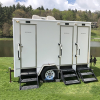 2026 Remorque WC de Luxe Portable, Toilettes Mobiles, Remorque Sanitaire Mobile, Remorque WC de Camping