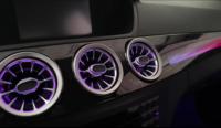 Kit d'accessoires d'éclairage LED dynamique d'ambiance ICarsin pour l'intérieur de voiture Mercedes Classe C W204 2008-2014