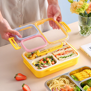 Lonchera Portátil con Asa, Lonchera Hermética para Niños y Estudiantes, Apta para Microondas - Product Image 2