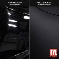 Film de protection de peinture automobile PPF noir mat Covestro TPU 7,5 mil hydrophobe auto-réparant, rouleau PPF noir mat, 8 ans