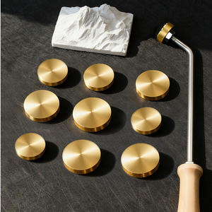 Sello de cobre para repostería y panadería con orificio interno, herramienta de repostería de calidad alimentaria - Product Image 2