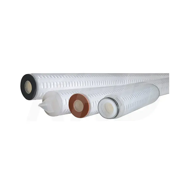 Cartuccia filtro acqua PP /Nylon /PES/ PVDF/ PTFE per cartuccia filtro acqua alcalina di grande flusso industriale