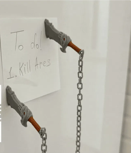 Blade of Chaos <b>Fridge</b> <b>Magnet</b>-Creative 3D-Printed God of War Game Merchandise - Product Image 1