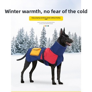 Perros grandes invierno cálido <span class=keywords><strong>perro</strong></span> grande <span class=keywords><strong>chaleco</strong></span> chaqueta abrigo impermeable mascota <span class=keywords><strong>perro</strong></span> trajes Bulldog francés galgo <span class=keywords><strong>Doberman</strong></span> ropa - Product Image 5